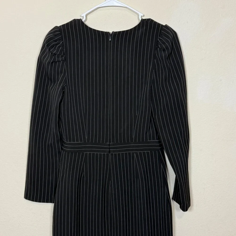 Ali & Jay dress Black Striped Long Sleeve Midi Dress Midi  LIKE NEW, S Women - Picture 7 of 7